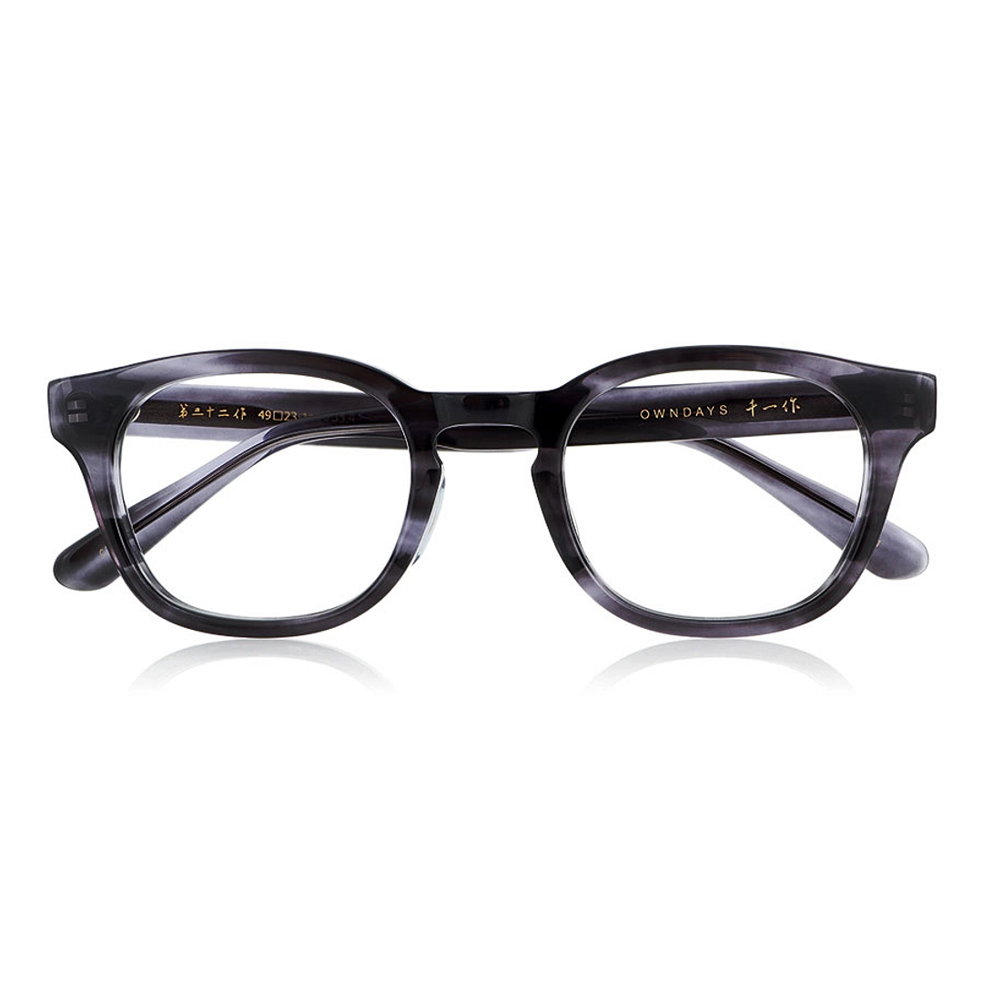 Senichisaku Light Gray Full Rim Wellington right side