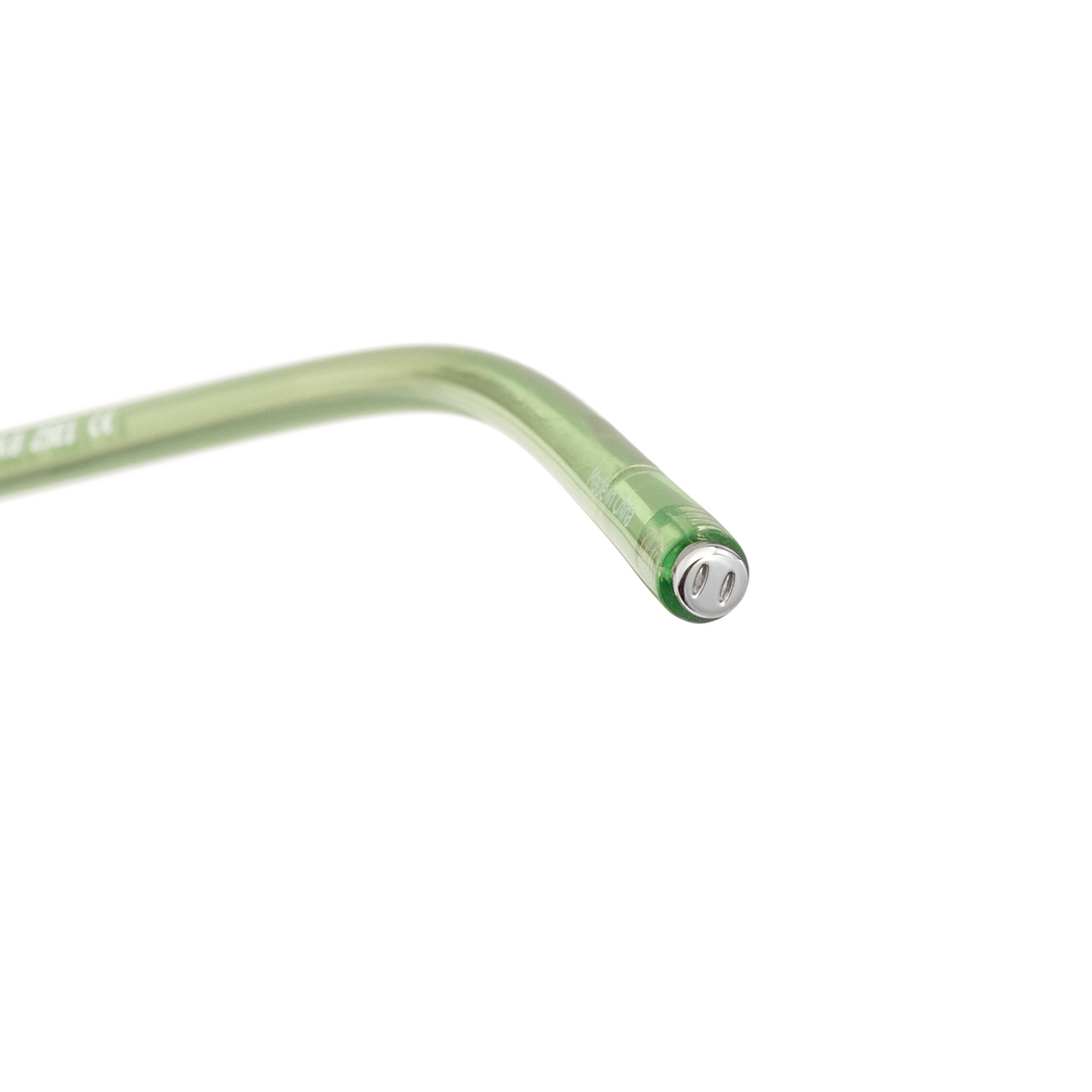 SQUID GAME × OWNDAYS Silver Full Rim Rectangle left side