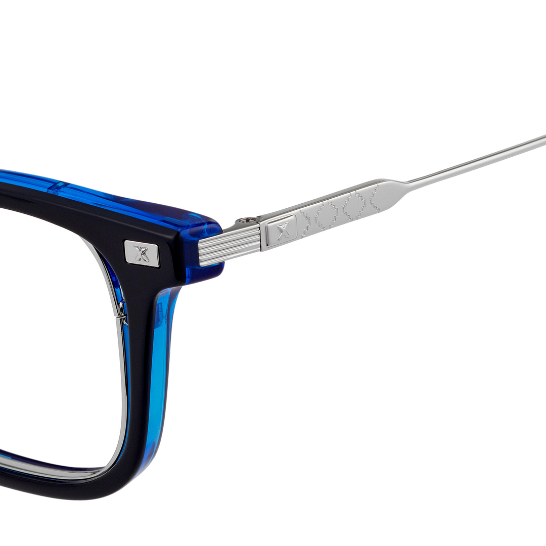 SQUID GAME × OWNDAYS Black Full Rim Wellington right side