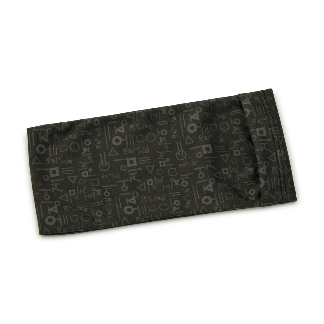 SQUID GAME × OWNDAYS Black Full Rim Wellington left side