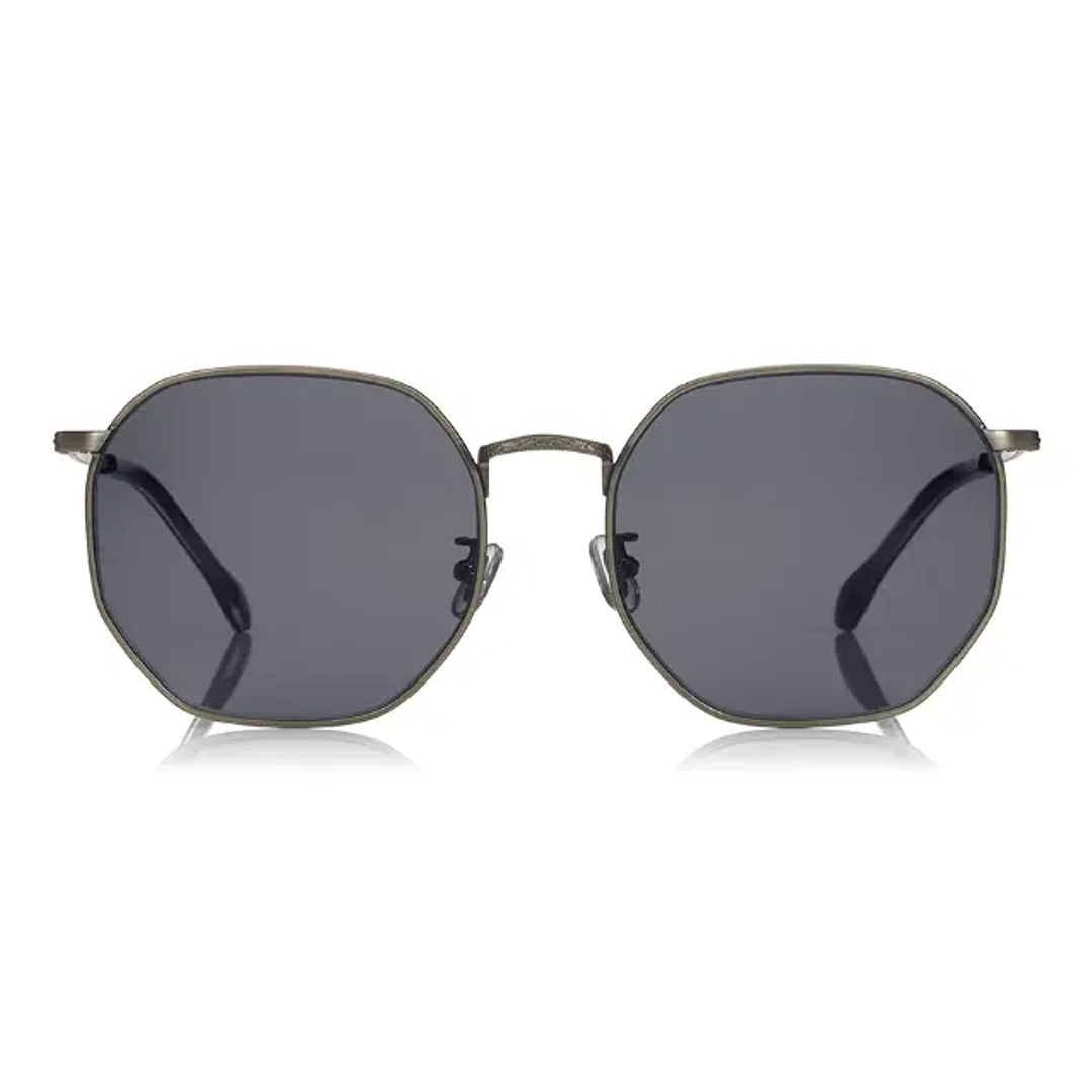 OWNDAYS | SUN Matte Gun Full Rim Wellington left side