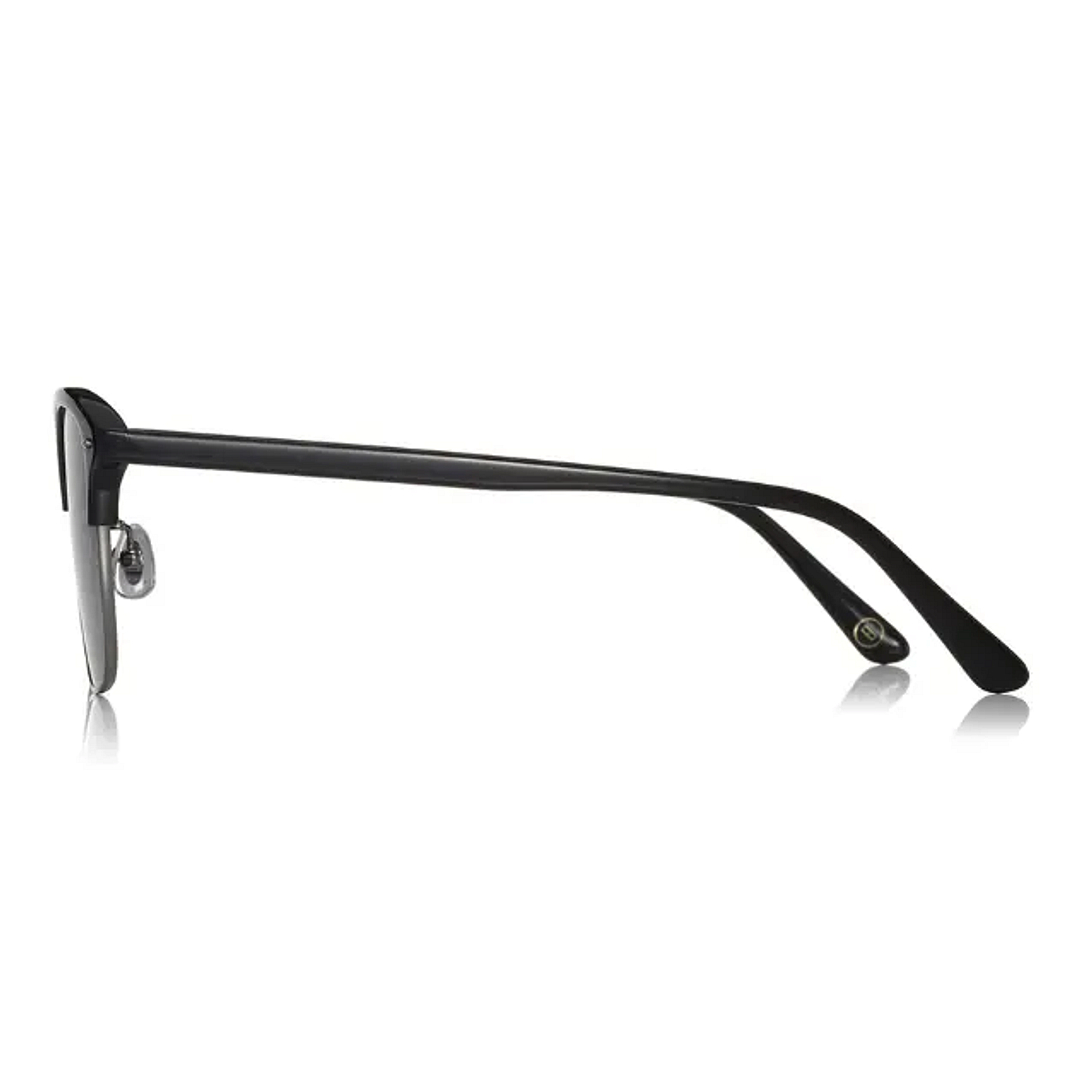 OWNDAYS | SUN Black Half Rim Browline left side