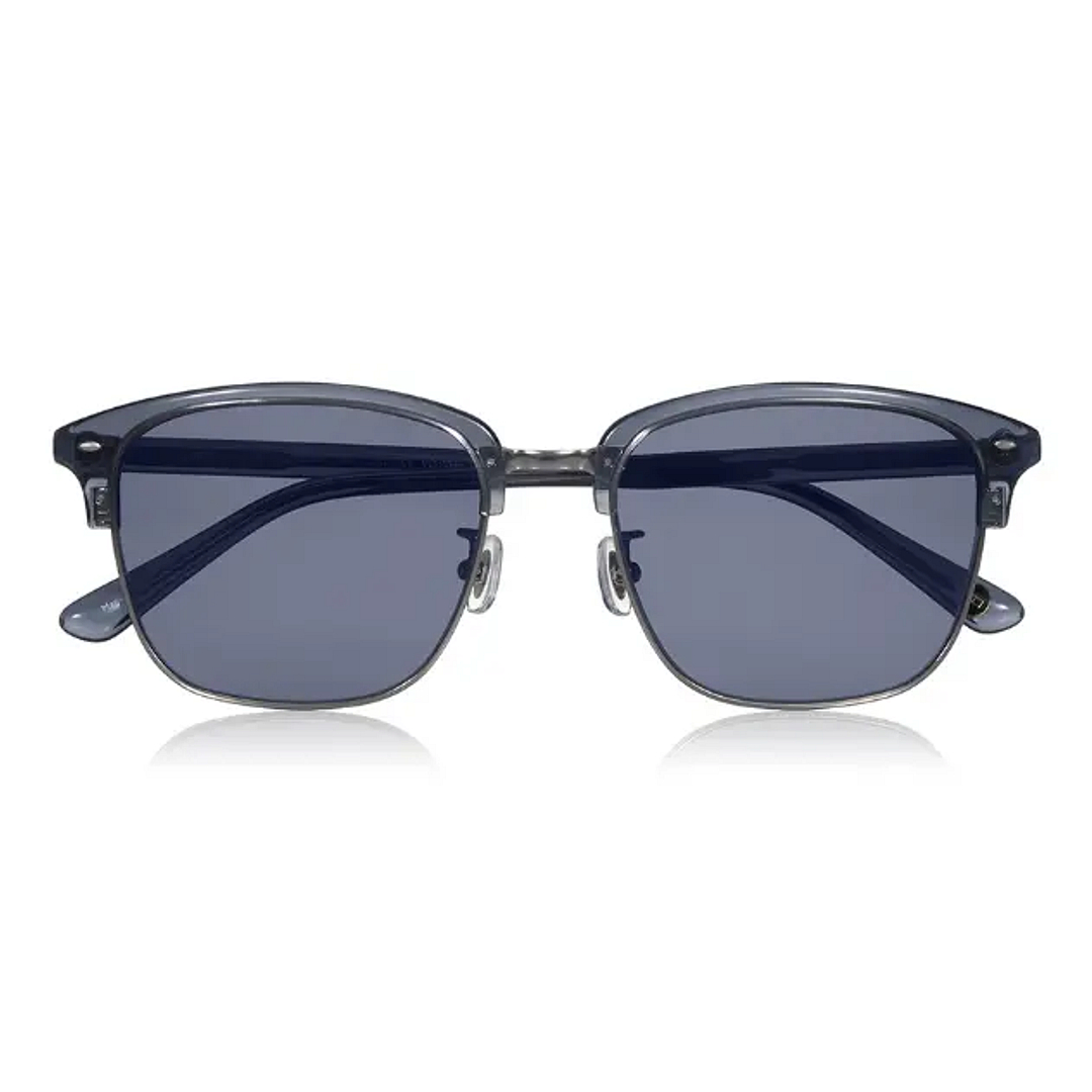 OWNDAYS | SUN Blue Half Rim Browline right side