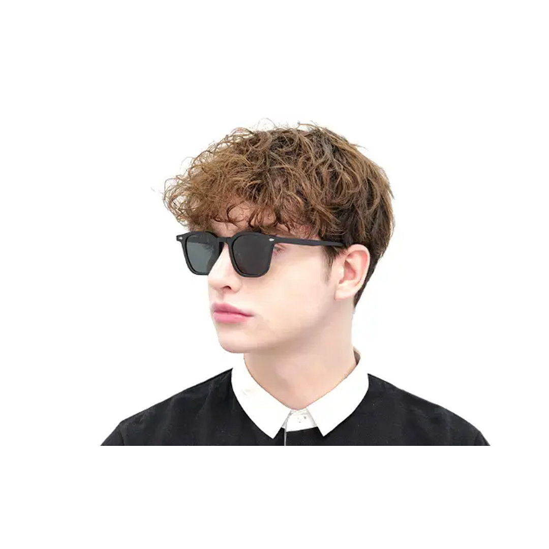 OWNDAYS | SUN MATTE BLACK Full Rim Wellington right side