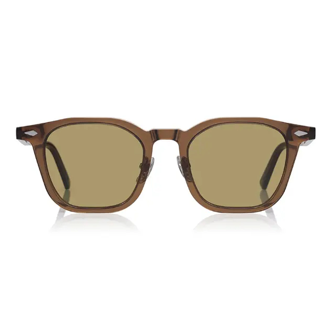 OWNDAYS | SUN Light Brown Full Rim Wellington left side