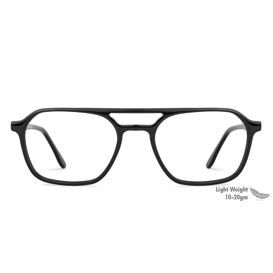 Buy Black Full Rim Geometric Vincent Chase Classic Acetate 96028
