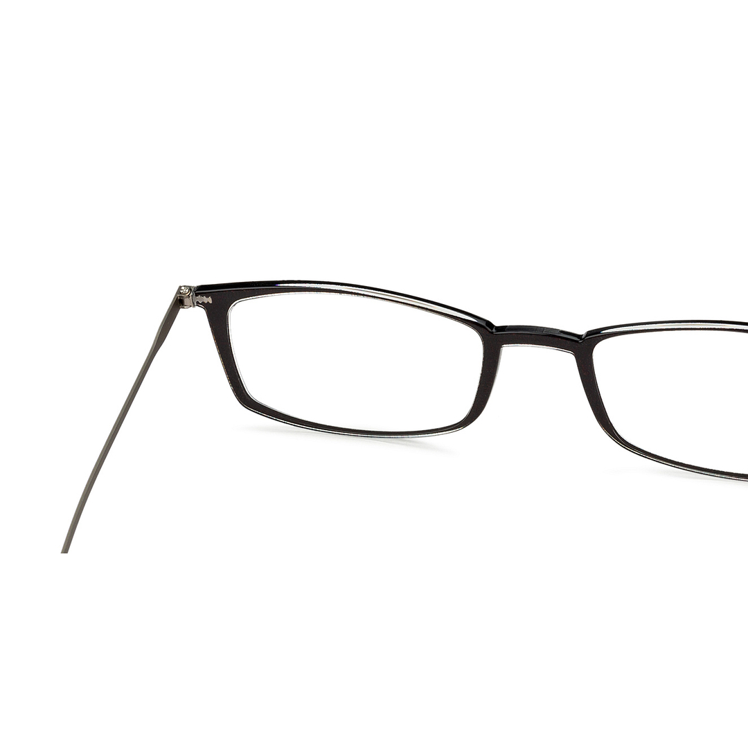 ThinOptics Black Full Rim Rectangle ThinOptics Brookyln Frontpage Reading Only For 1 00 Power left side