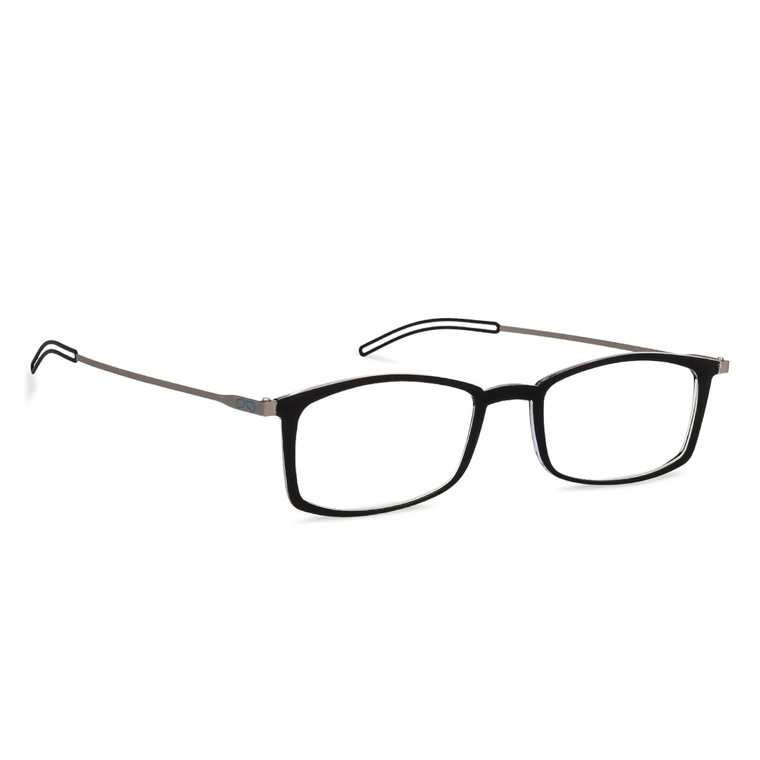 ThinOptics Black Full Rim Rectangle ThinOptics Brookyln Frontpage Reading    Only For  1 50 Power right side
