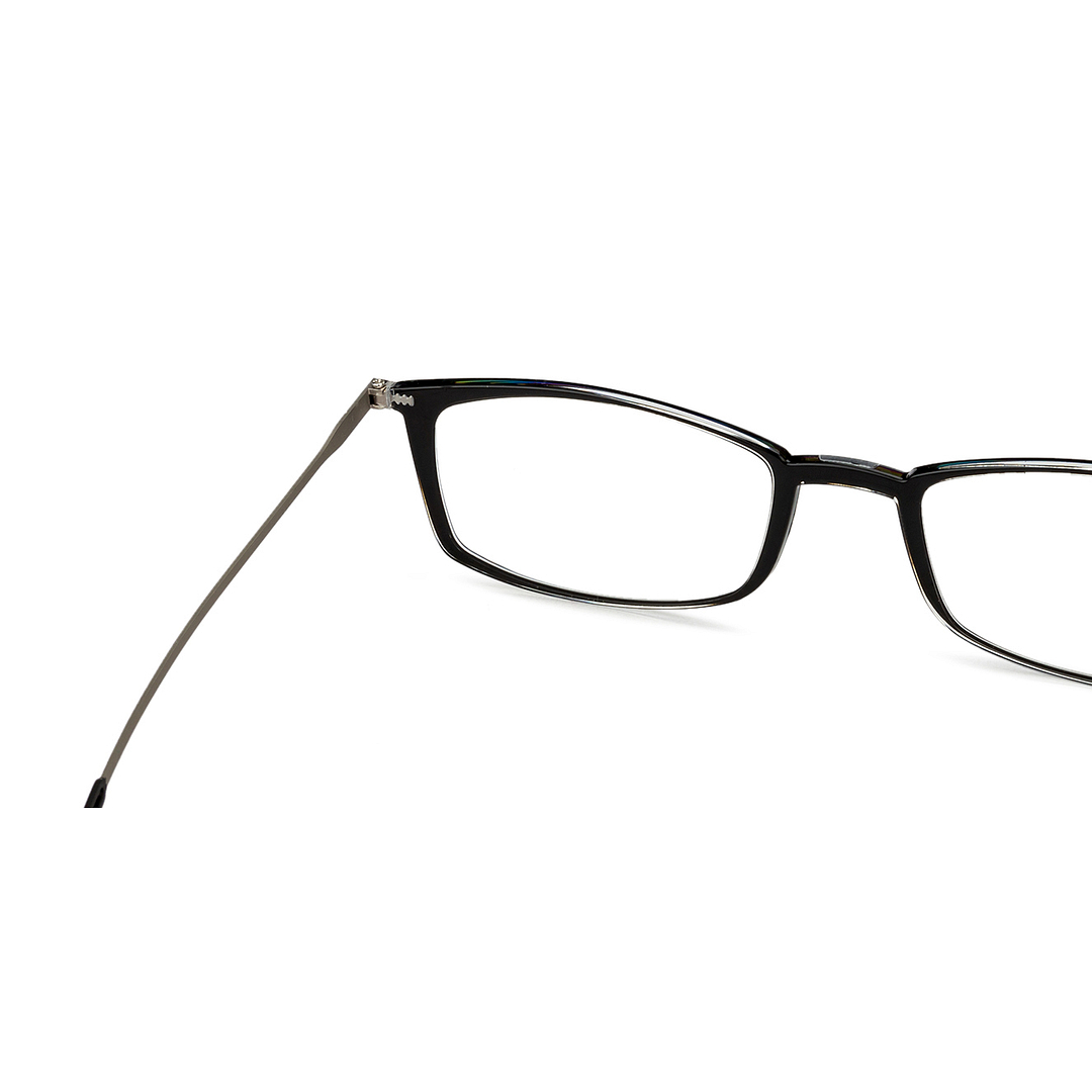 ThinOptics Black Full Rim Rectangle ThinOptics Brookyln Frontpage Reading    Only For  2 00 Power left side