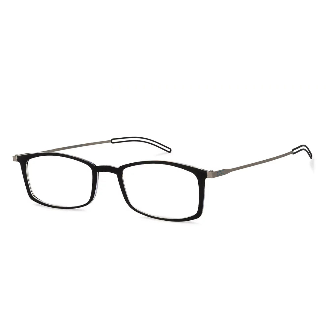 ThinOptics Black Full Rim Rectangle ThinOptics Brookyln Frontpage Reading    Only For  2 00 Power left side