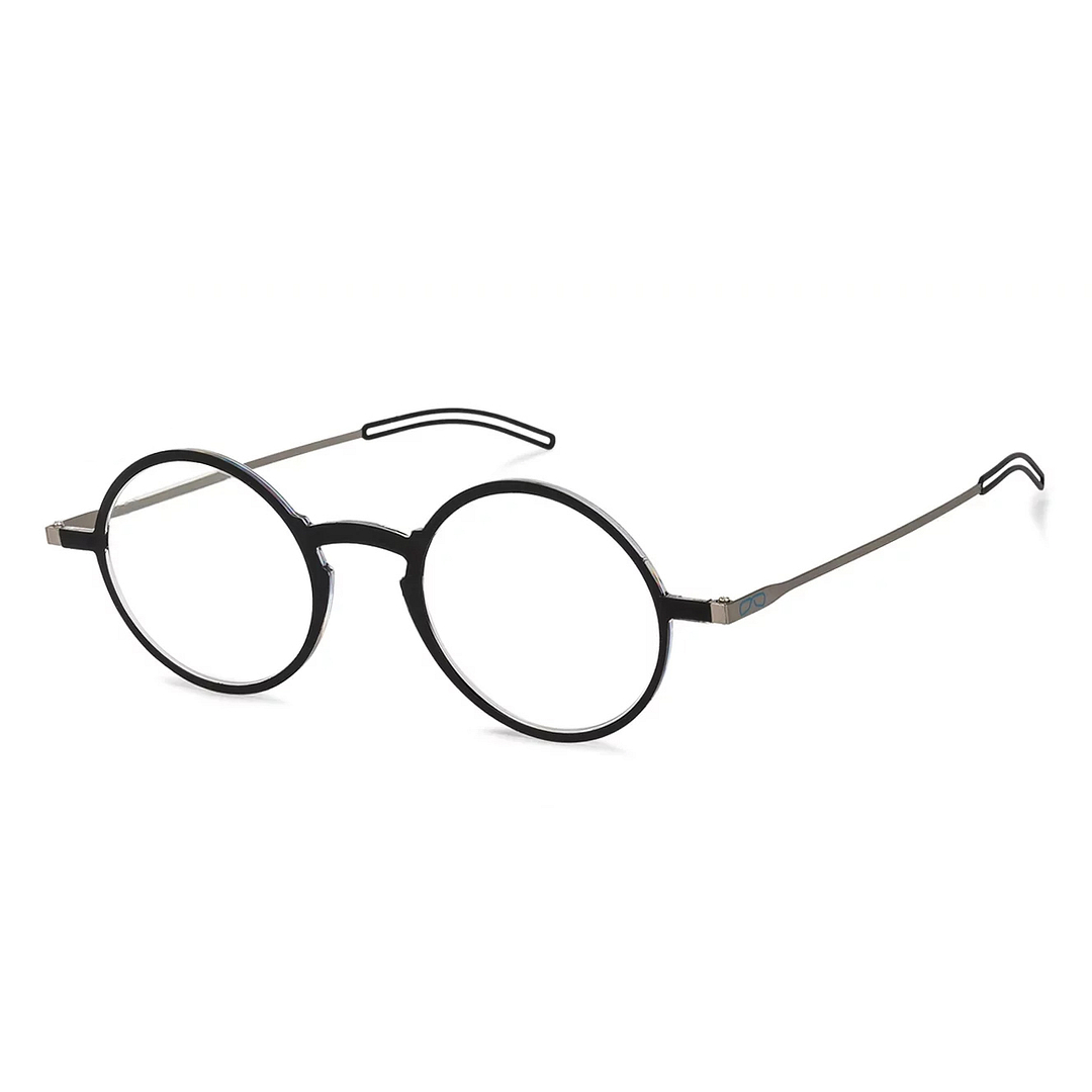 ThinOptics Black Full Rim Round ThinOptics Manhattan Frontpage Reading    Only For  1 50 Power left side