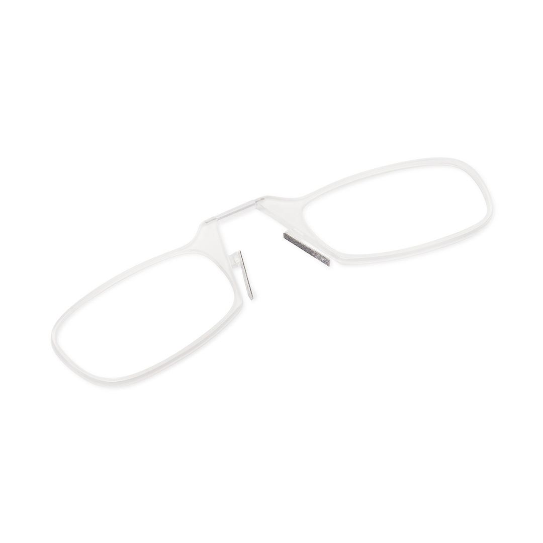ThinOptics Clear Full Rim Rectangle ThinOptics Reading Glasses With Case Reading    Only For  1 00 Power right side