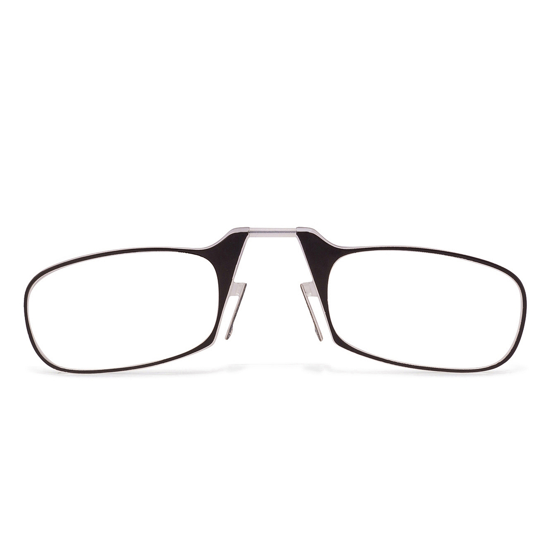 ThinOptics Black Full Rim Rectangle ThinOptics Reading Glasses With Case - TO Reading    Only For  2 00 Power right side