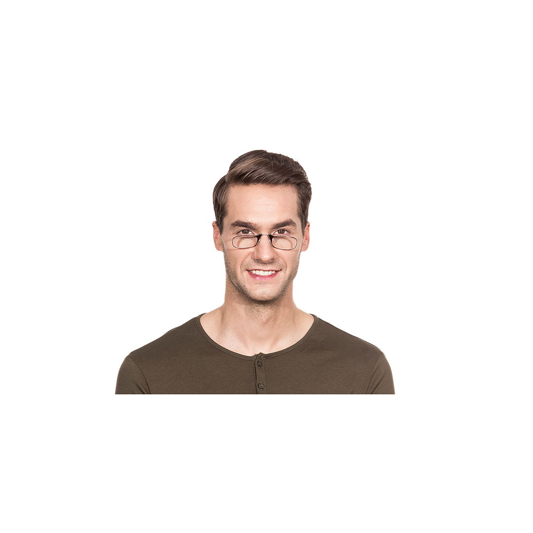 ThinOptics Black Full Rim Rectangle ThinOptics Reading Glasses With Case - TO Reading    Only For  2 50 Power right side