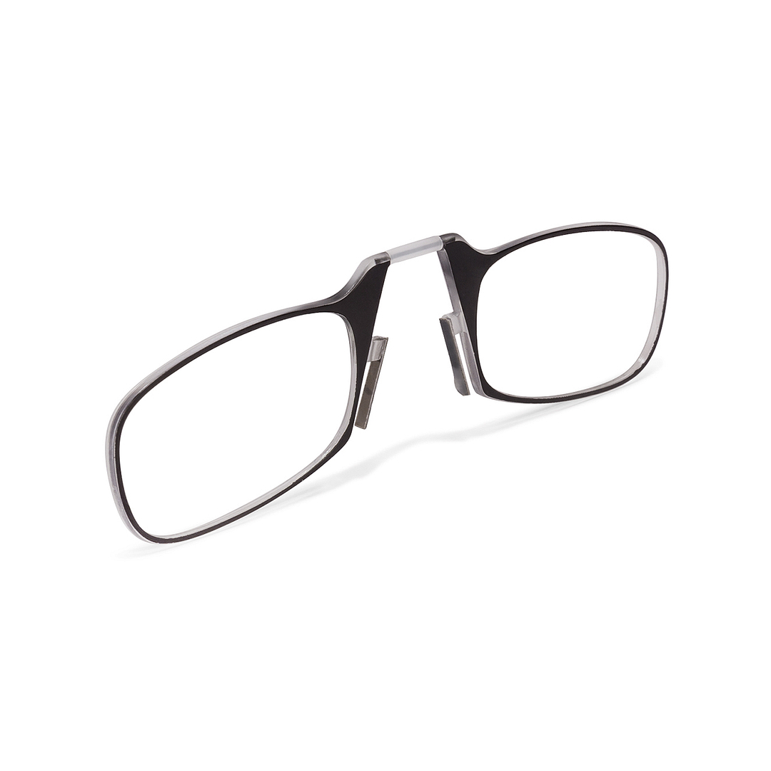 ThinOptics Black Full Rim Rectangle ThinOptics Reading Glasses With Case - TO Reading    Only For  2 50 Power right side