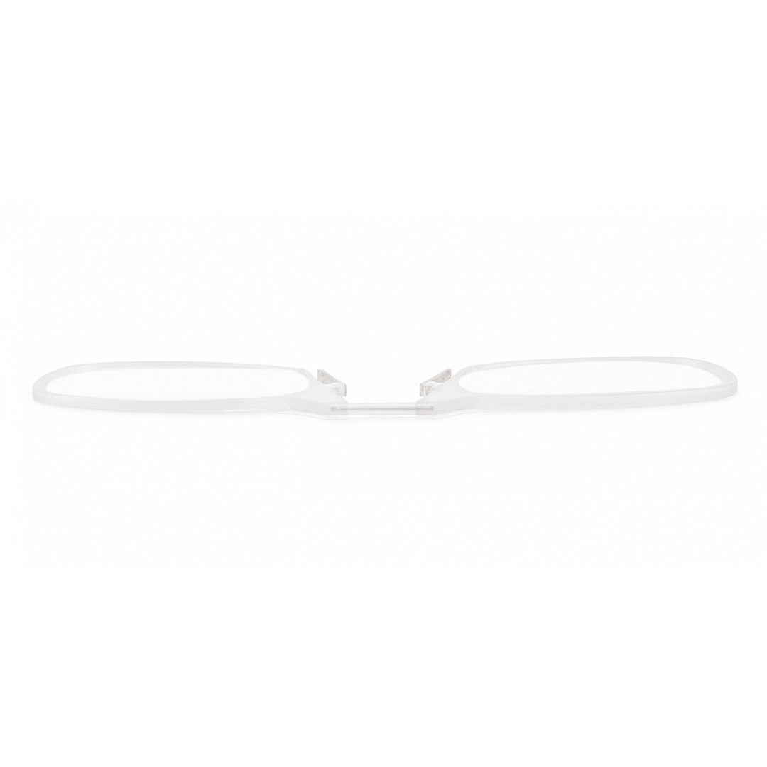 ThinOptics Clear Full Rim Rectangle ThinOptics Reading Glasses With Case - TO Reading    Only For  1 50 Power left side