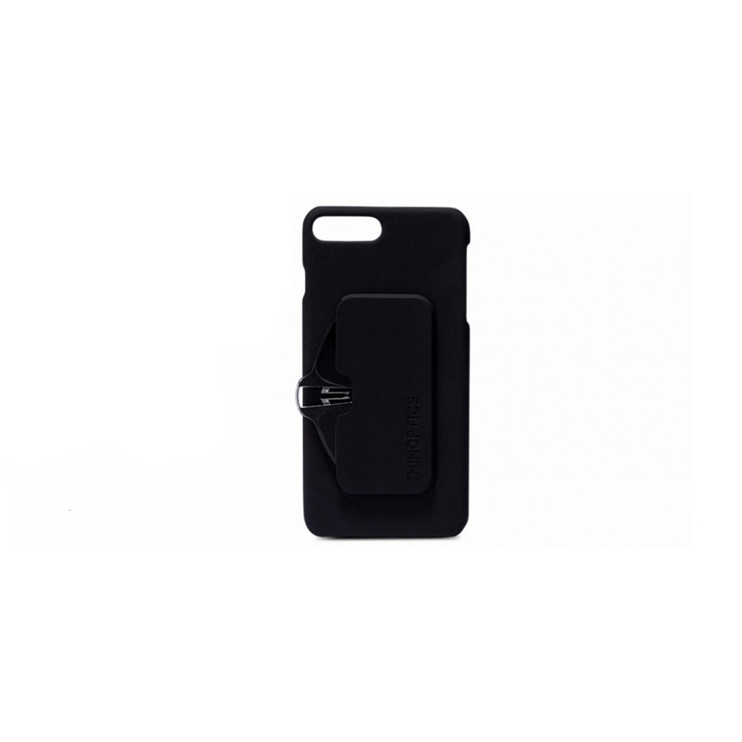 ThinOptics Black Full Rim Rectangle Thinoptics With IPhone 7 Cover Reading Only For 1 5 Power right side