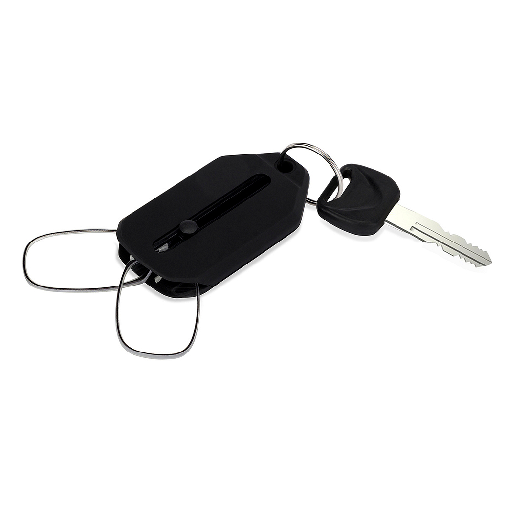 ThinOptics Black Full Rim Rectangle ThinOptics With Keychain Reading    Only For  1 00 Power left side
