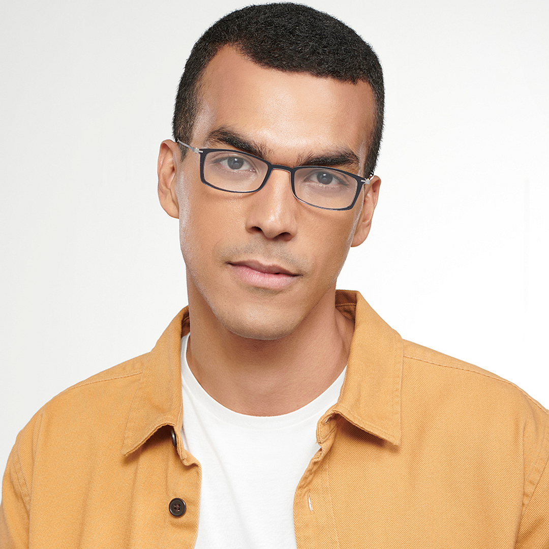 ThinOptics Black Full Rim Rectangle ThinOptics Brookyln Frontpage Reading    Only For  2 50 Power right side