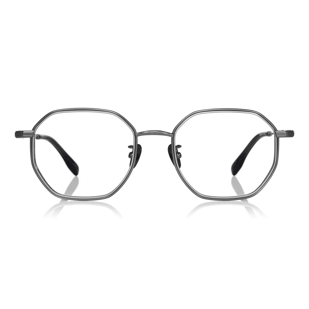 THE ONE Light Gray Marble Full Rim Square right side