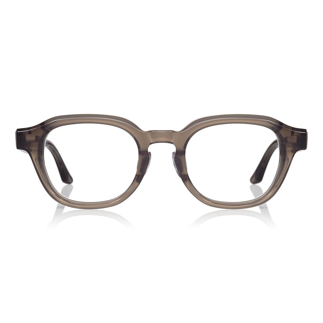 THE ONE Greige Full Rim Polygon right side