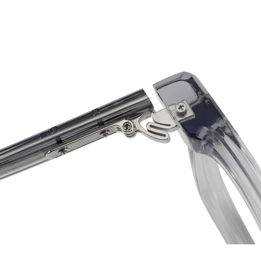 THE ONE Clear Gray Full Rim Wellington left side