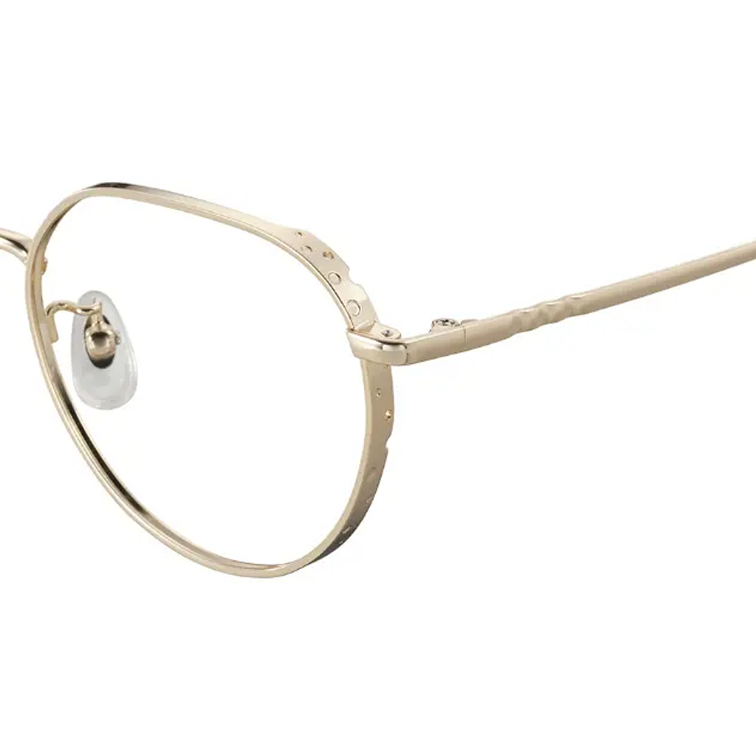 TOM and JERRY × OWNDAYS Gold Full Rim Crown Pant right side