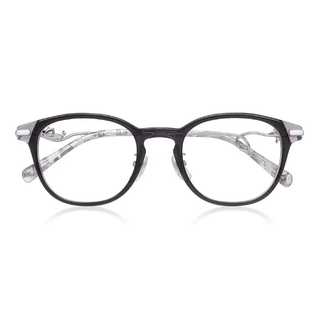 TOM and JERRY × OWNDAYS Gray Full Rim Wellington right side