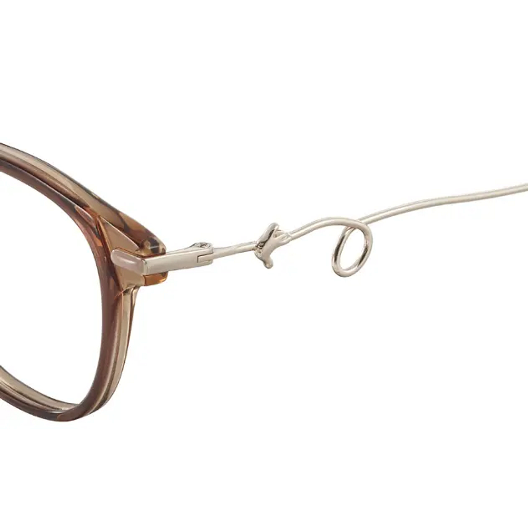 TOM and JERRY × OWNDAYS Brown Full Rim Wellington right side