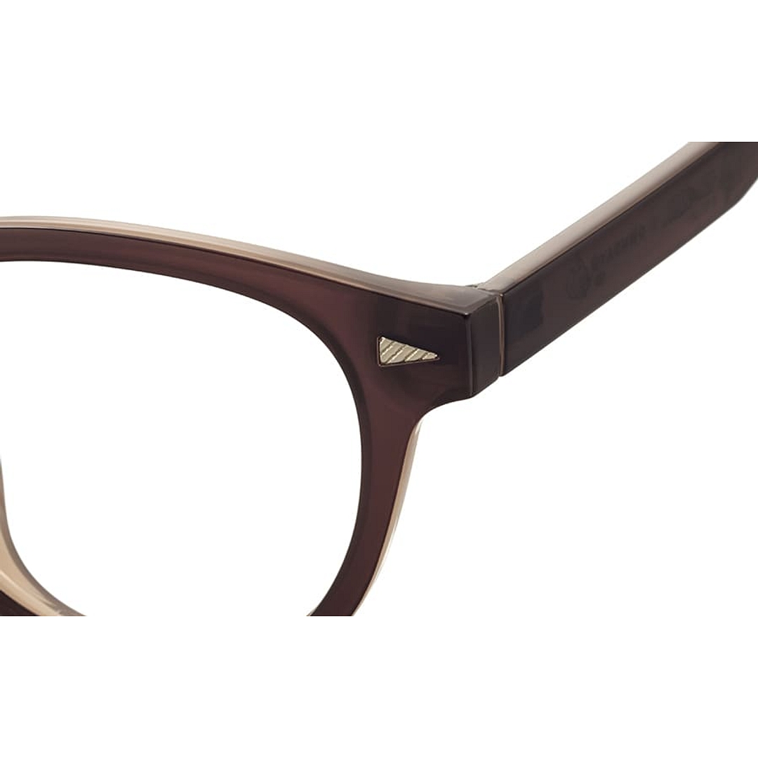 TOM and JERRY × OWNDAYS Brown Full Rim Wellington left side