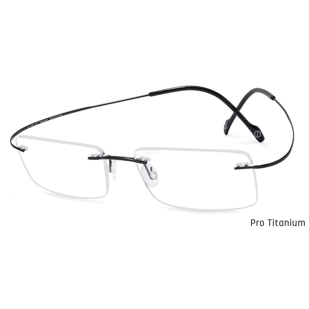 Lenskart John Jacobs Titanium T 1040 Black C7 left side