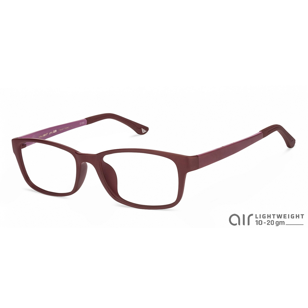 Lenskart Air Online Red Full Rim Rectangle right side
