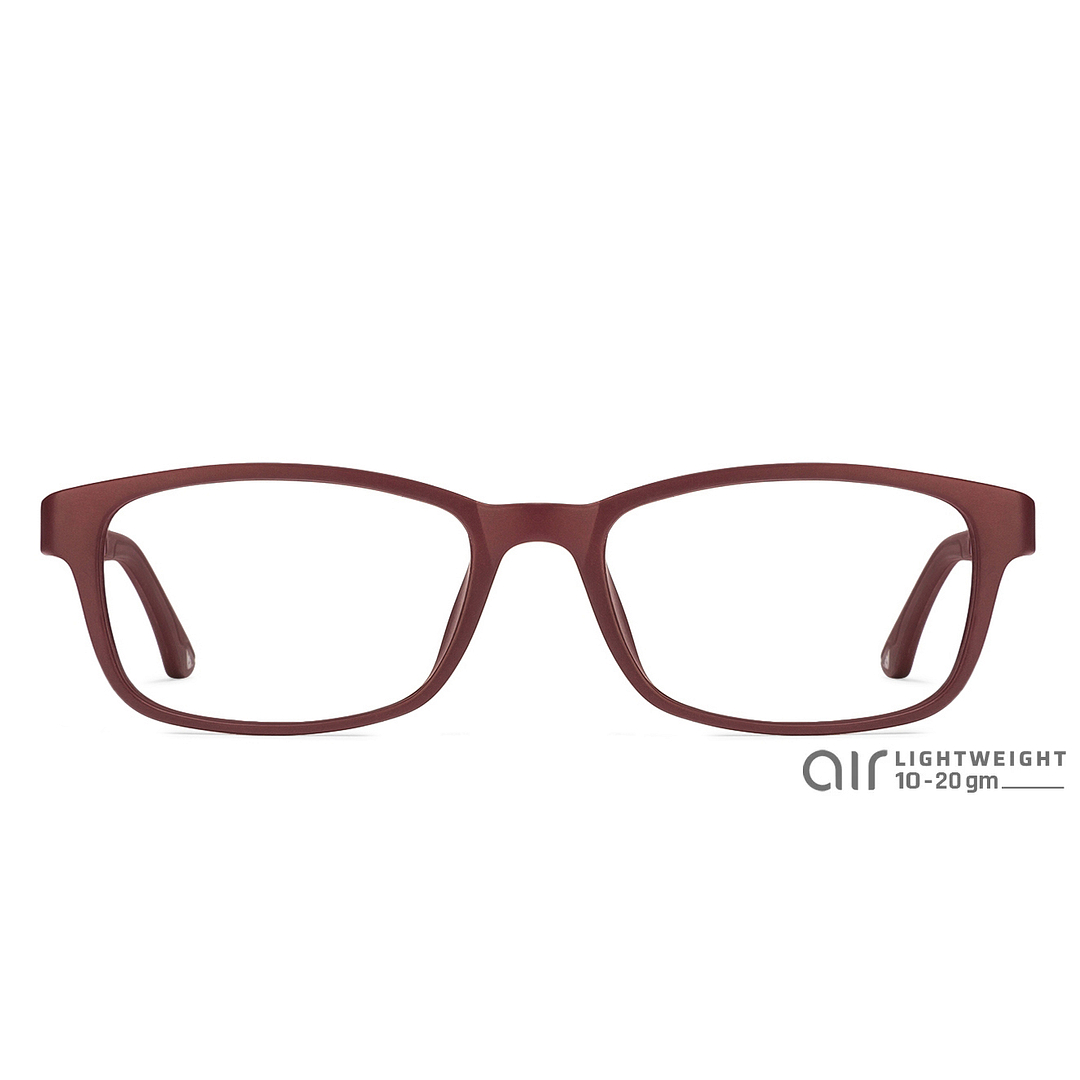 Lenskart Air Online Red Full Rim Rectangle left side