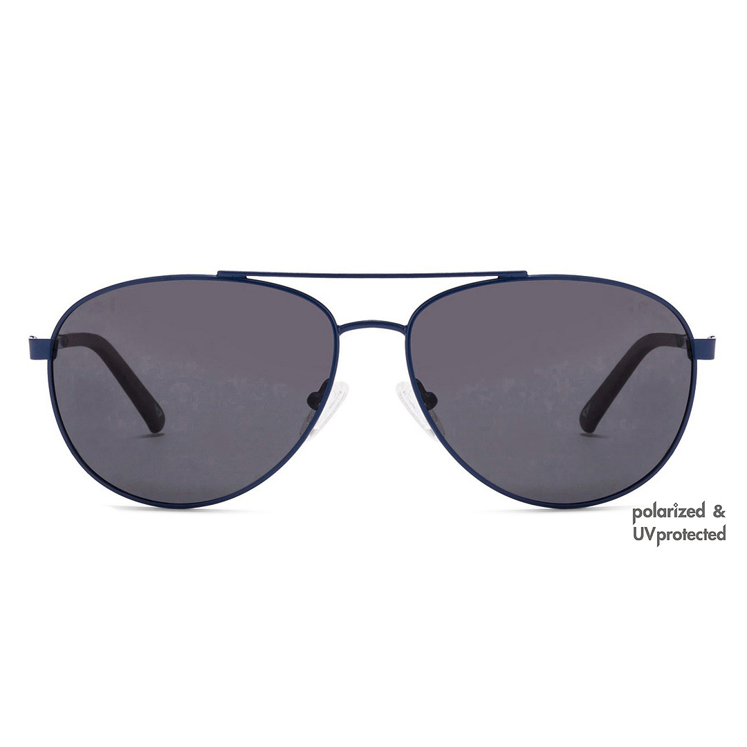 Vincent Chase Online Blue Full Rim Aviator left side