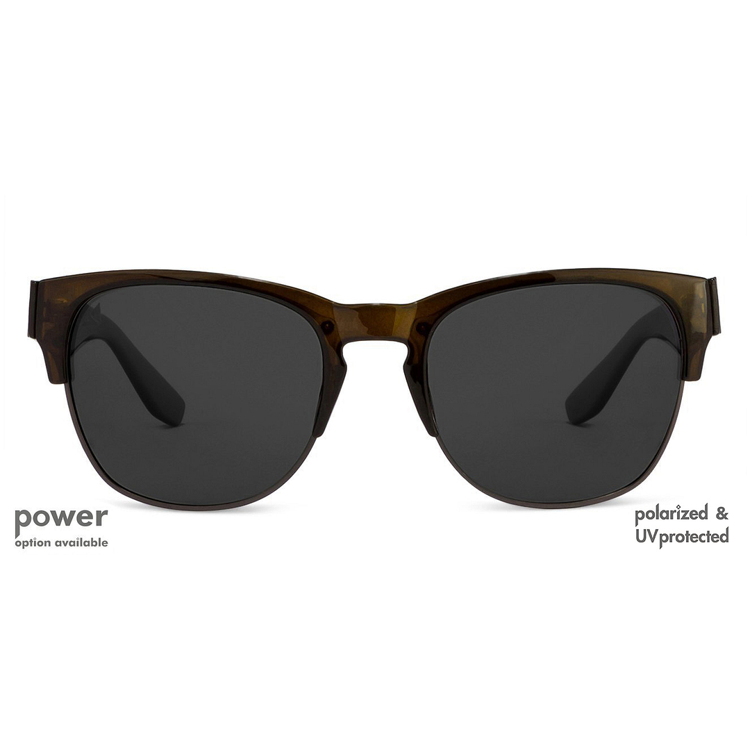 Vincent Chase Online Brown Full Rim Clubmaster left side