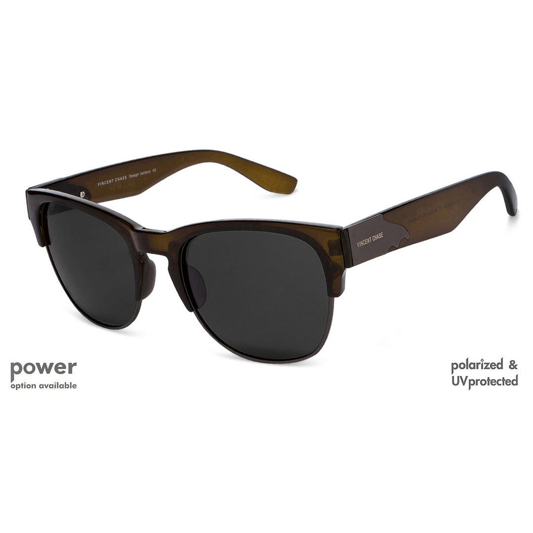 Vincent Chase Online Brown Full Rim Clubmaster right side