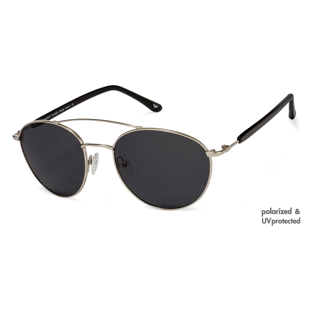 Vincent Chase Online Silver Full Rim Round right side