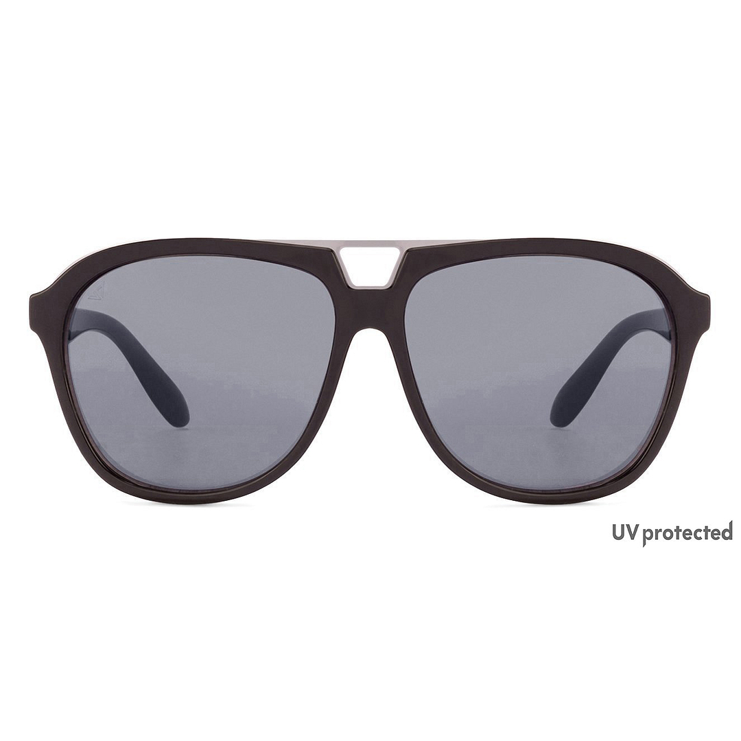 Vincent Chase Online Gunmetal Full Rim Rectangle left side