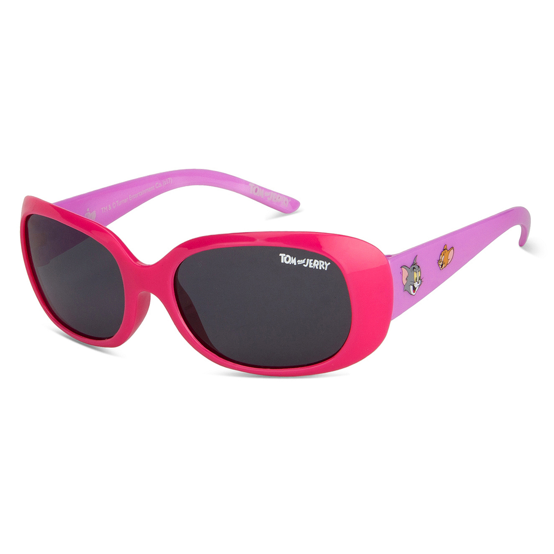 BRANDED Pink Full Rim Cat Eye left side