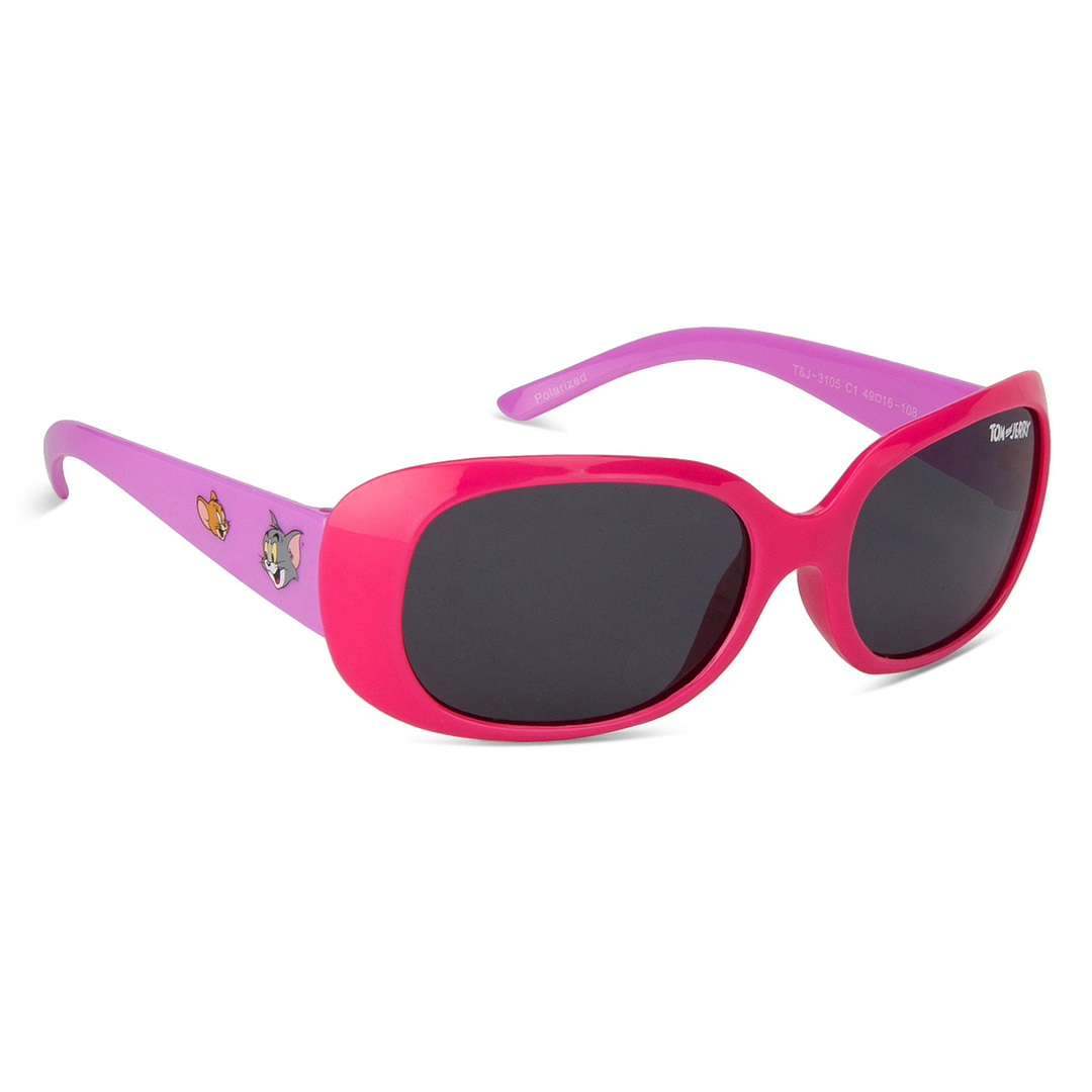 BRANDED Pink Full Rim Cat Eye left side
