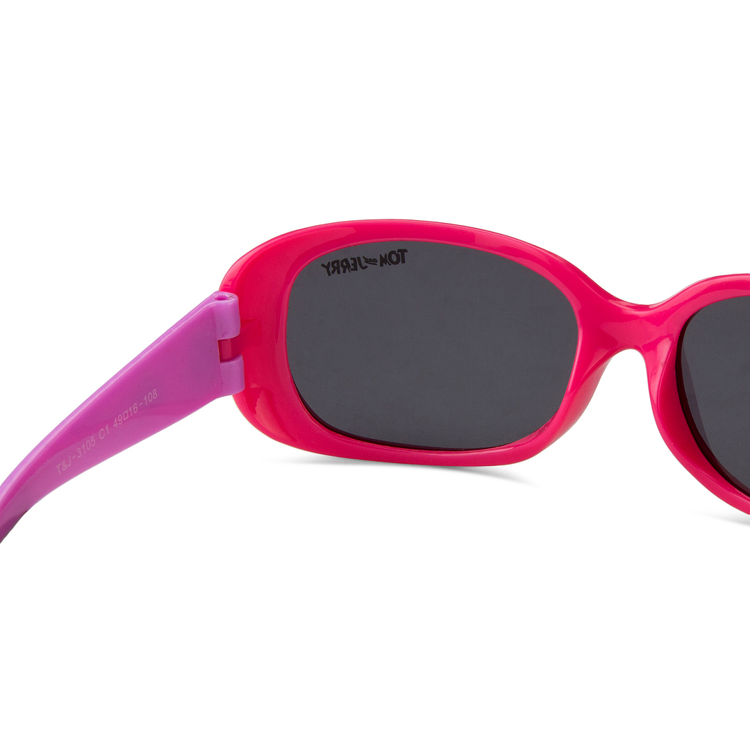 BRANDED Pink Full Rim Cat Eye left side