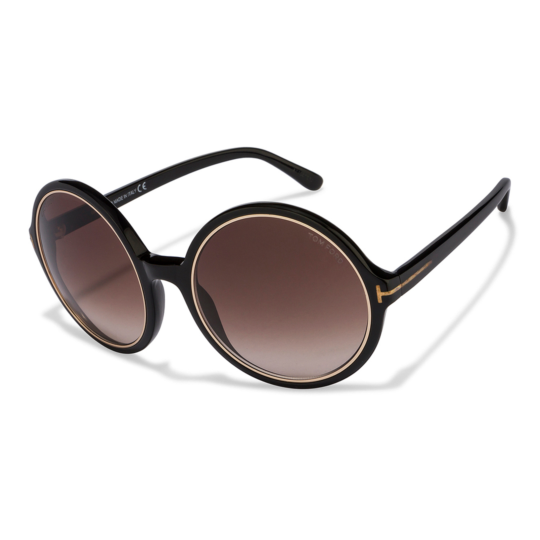 Tom Ford Black Full Rim Round right side
