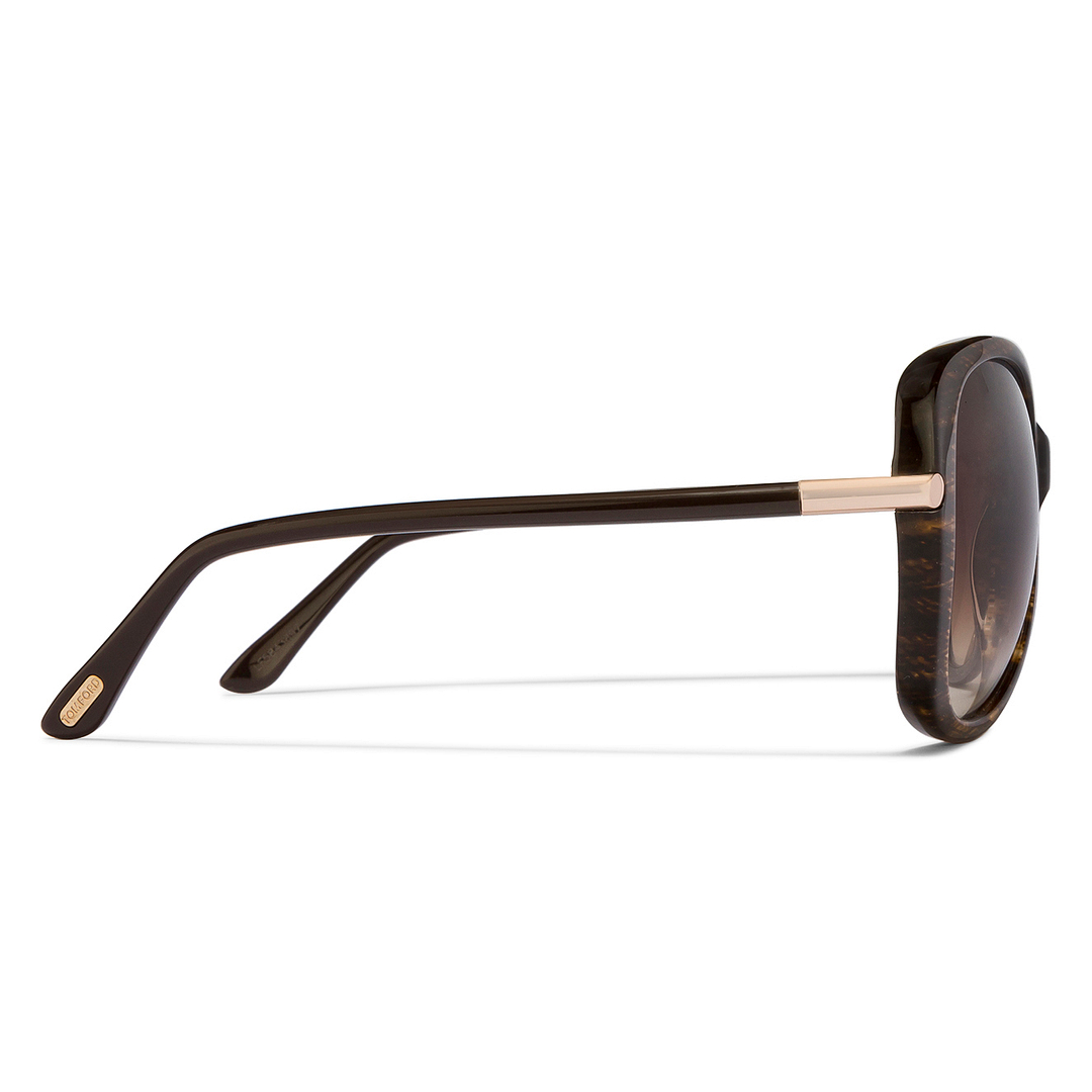 BRANDED Tortoise Full Rim Round right side