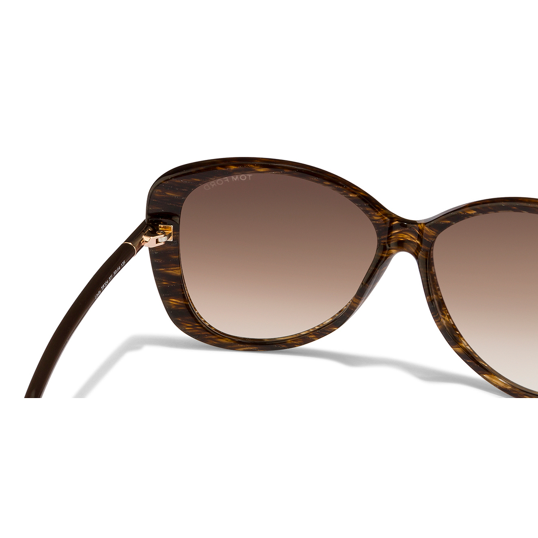 BRANDED Tortoise Full Rim Round left side