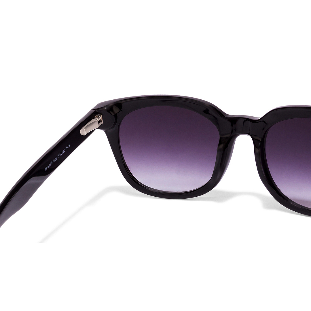 BRANDED Black Full Rim Square right side