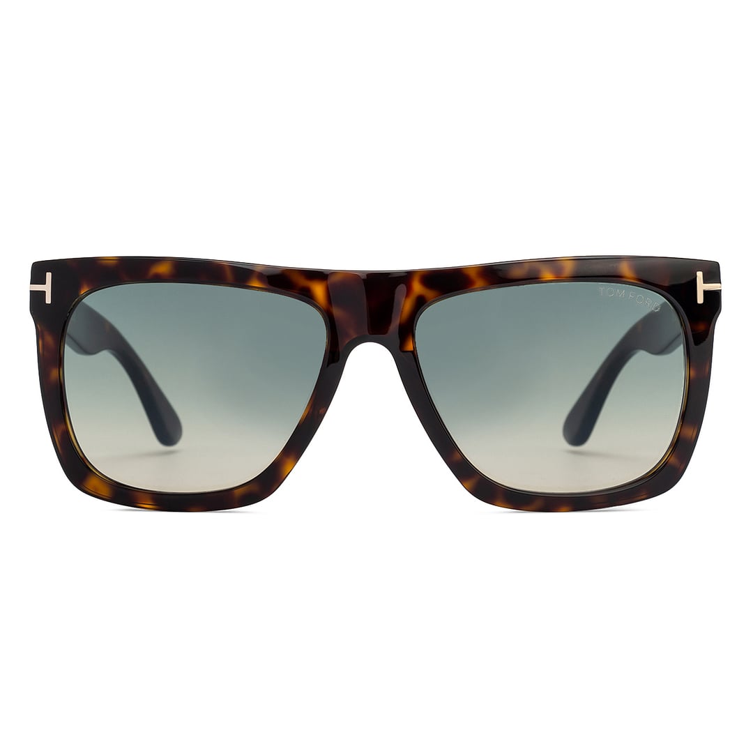 BRANDED Tortoise Full Rim Square left side