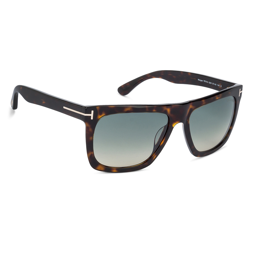 BRANDED Tortoise Full Rim Square left side