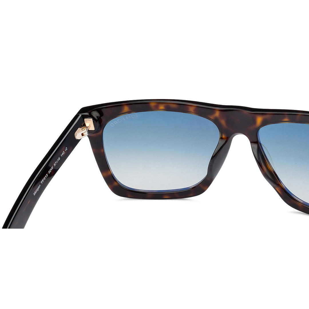 BRANDED Tortoise Full Rim Square left side