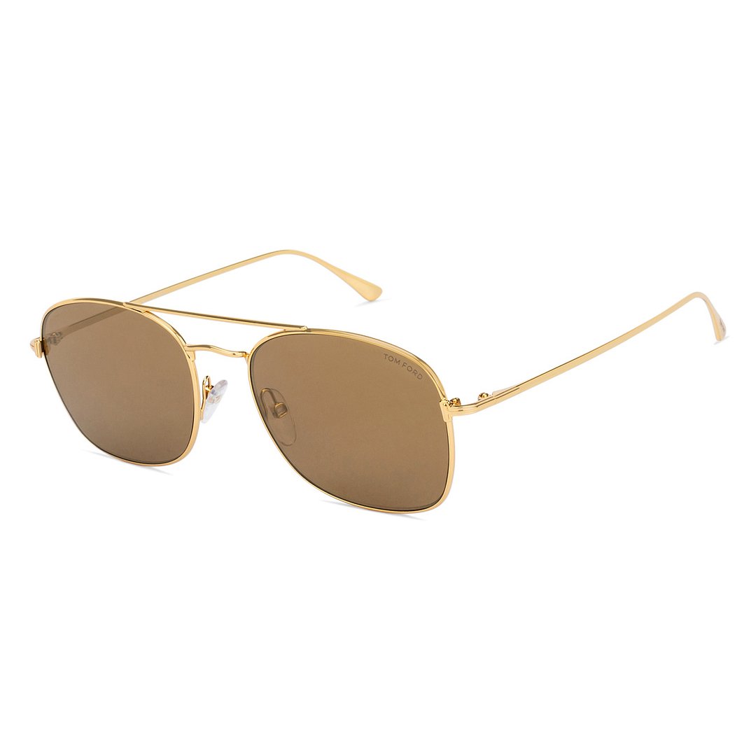 BRANDED Gold Full Rim Square right side