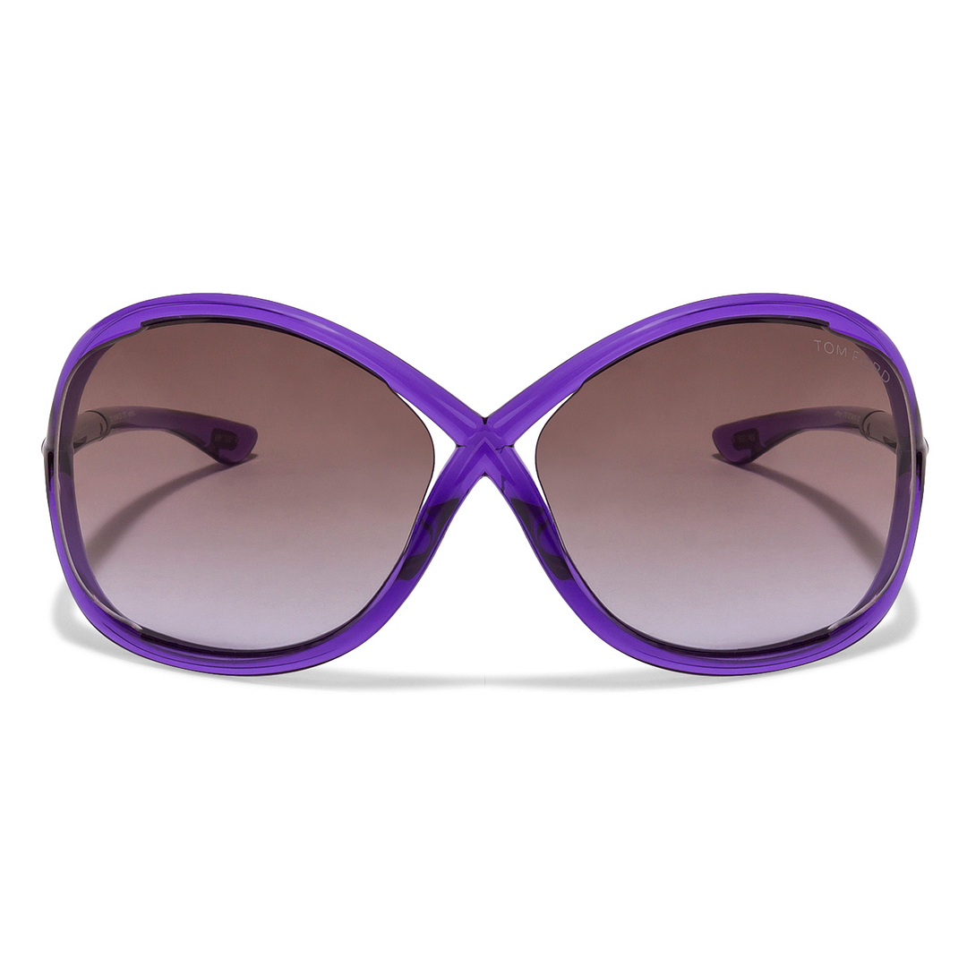 Buy Tom Ford TF0009 Large Size-64 Purple Transparent Grey Gradient